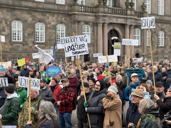 Akut-demonstration i København for at få forbedret havmiljøet samlede folk fra hele landet